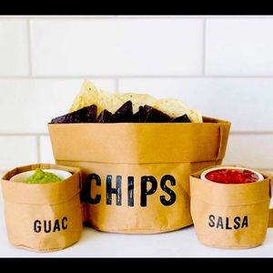 Chips, Guac, Salsa Serving Set